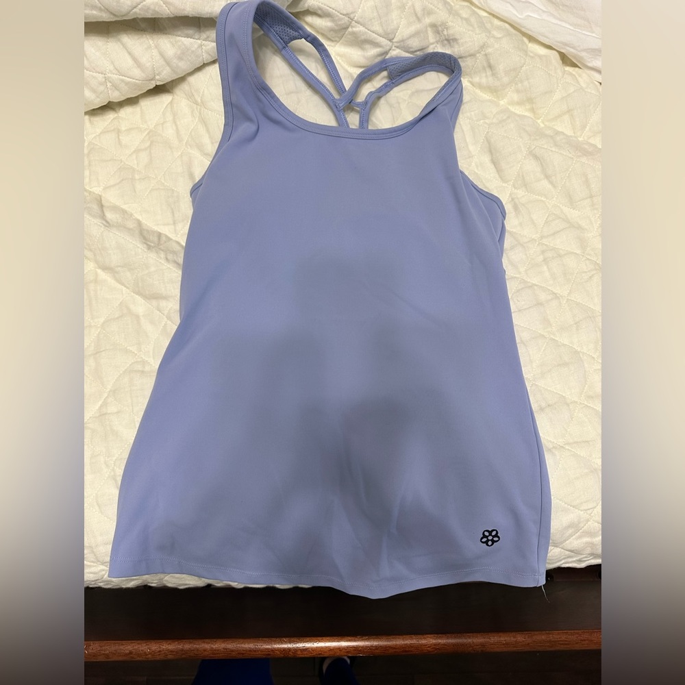 Peach athletic tank top